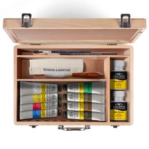 Coffret bois acrylique Galeria - Winsor & Newton