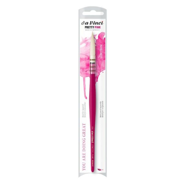 Pinceau lavis pour aquarelle - Edition Pretty Pink - Da Vinci