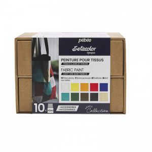 Coffret atelier Sétacolor n°2, peinture sur tissu - Pébéo