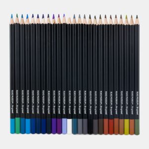 Assortiment 50 crayons de couleurs - Boite métal Ronde de nuit - Bruynzeel