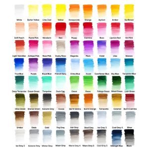 Nuancier 72 crayons de couleurs aquarellables - Winsor & Newton