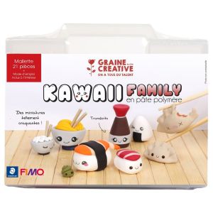 Mallette Fimo Kawaii Asie - Graine créative