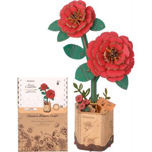 Maquette d'une fleur de Camélia rouge - Rowood