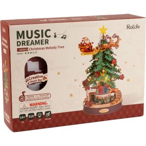 Boite sapin de Noël musical - Rolife