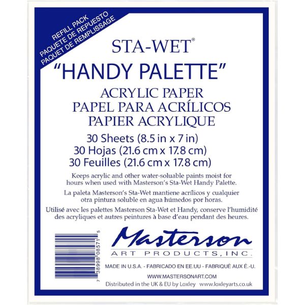 Recharge papier acrylique pour palette humide Masterson Handy Sta-wet