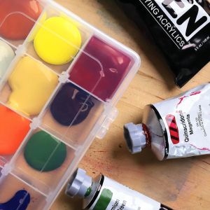 Peinture acrylique Golden Open - Kit intro 6 tubes + diluant