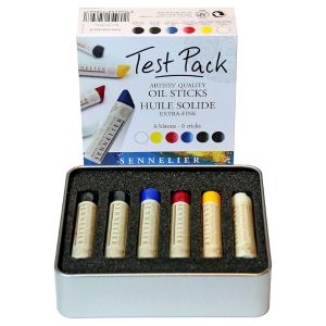 Test pack 6 mini oil stick - Sennelier