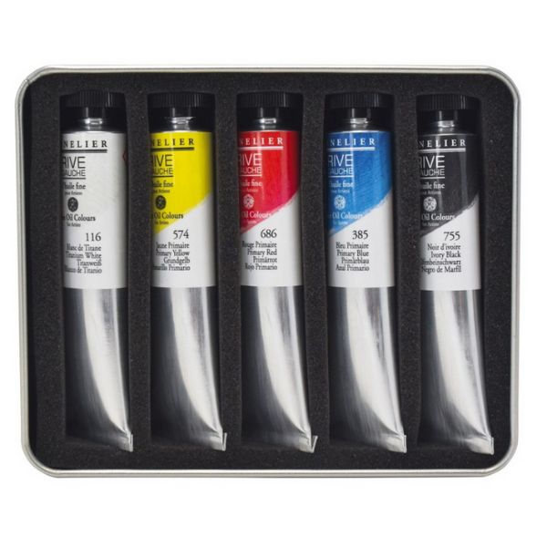 Test pack huile fine Rive Gauche 5 tubes 21ml - Sennelier