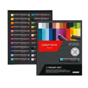 Boîte de 24 pastels Neoart 6901 - Caran d'Ache