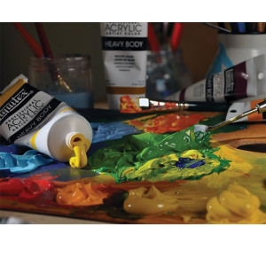 Peinture Acrylique en tube jaune de cadmium moyen 59ml - Liquitex Heavy  Body - Commandez en ligne