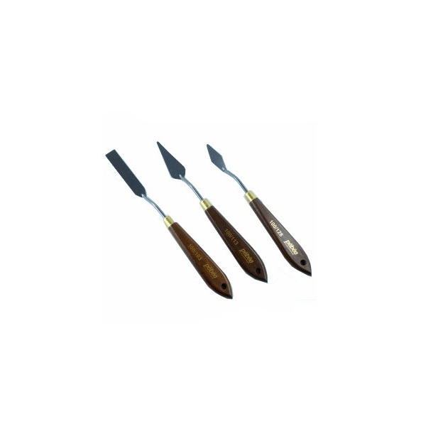 3 couteaux pour peinture acrylique et huile - Creastore