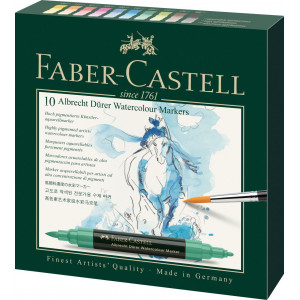 Boîte de 10 marqueurs aquarellables Albrecht Dürer - Faber-Castell