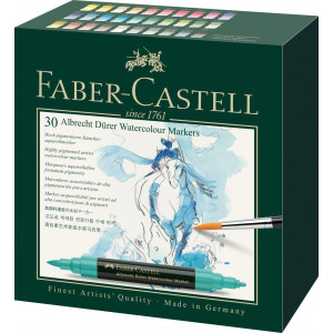 Boîte de 30 marqueurs aquarellables Albrecht Dürer - Faber-Castell