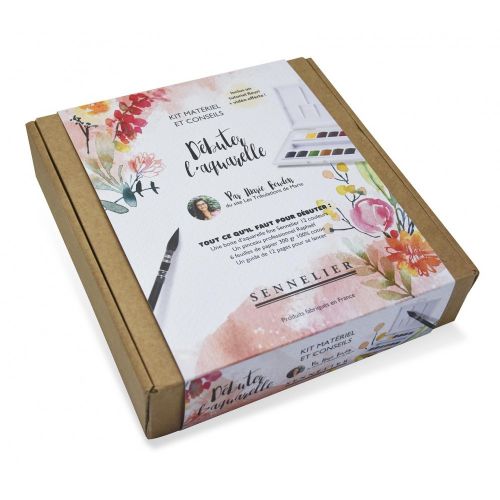 Kit "Débuter L'aquarelle" De Marie Bourdon - Sennelier - Creastore