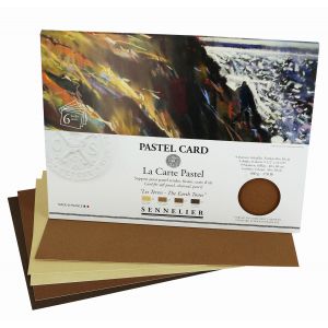 Pochette de 6 Pastel Card - 4 nuances assortis - 30x40cm