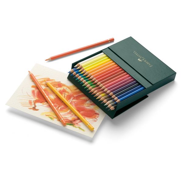 Coffret Studiobox 36 crayons Polychromos - Faber-Castell - Creastore