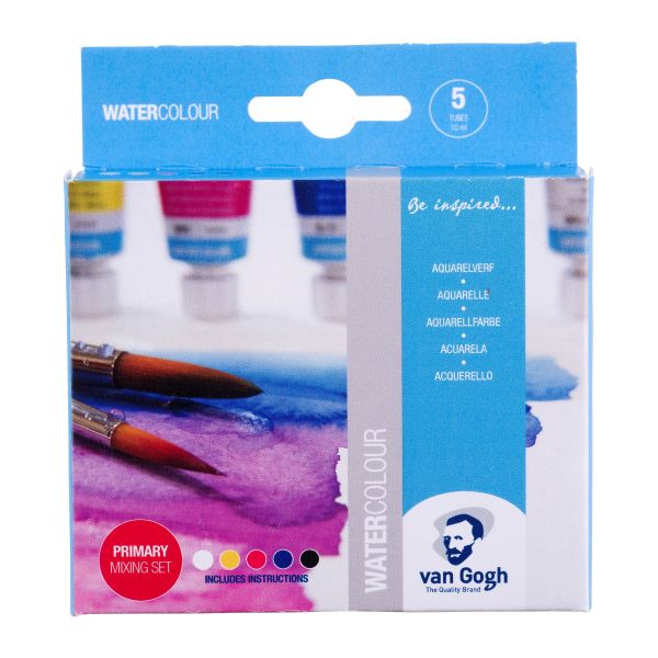 Set De 5 Tubes Primaires D'aquarelle - Van Gogh - Creastore