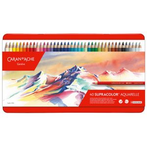 Trousse Rouleau + 30 Crayons aquarellables A. - Scrapmalin