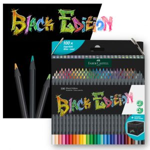 Black Edition Etui de 12 crayons de couleurs peau Faber Castell