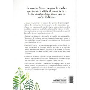 Dessiner la nature - forêts, paysages urbains, décors naturels, plantes d'intérieur... - Extrait livre Santi Sallés