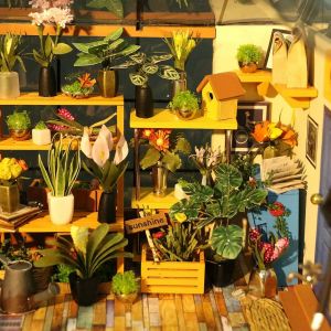 Kit DIY diorama maquette - Serre Cathy's flower house par Hands Craft