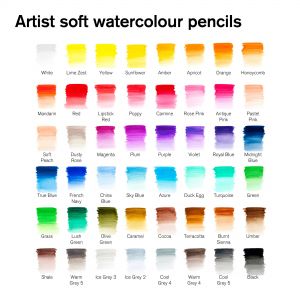 Boîte de 48 crayons de couleur aquarellables - Winsor & Newton