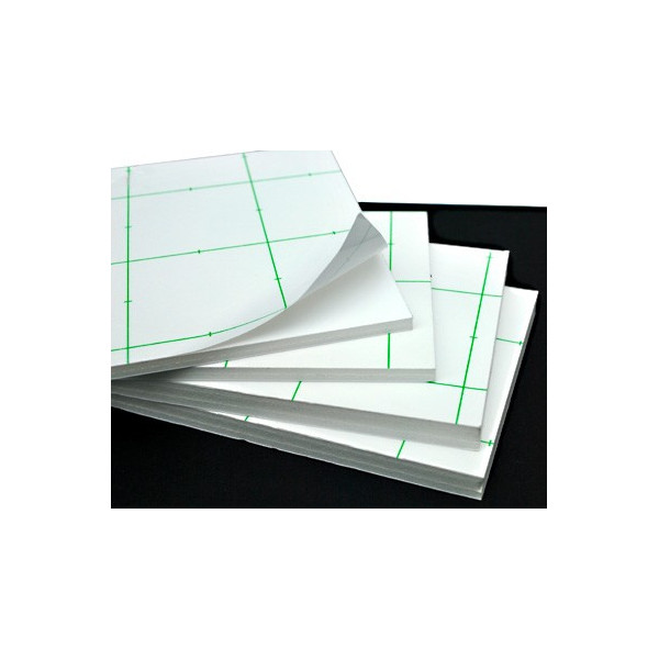 Carton mousse adhésif blanc ou carton plume autocollant - Creastore