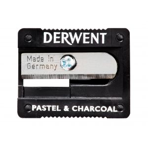 Taille crayon pastel et fusain - Compact et léger - Noir - Derwent