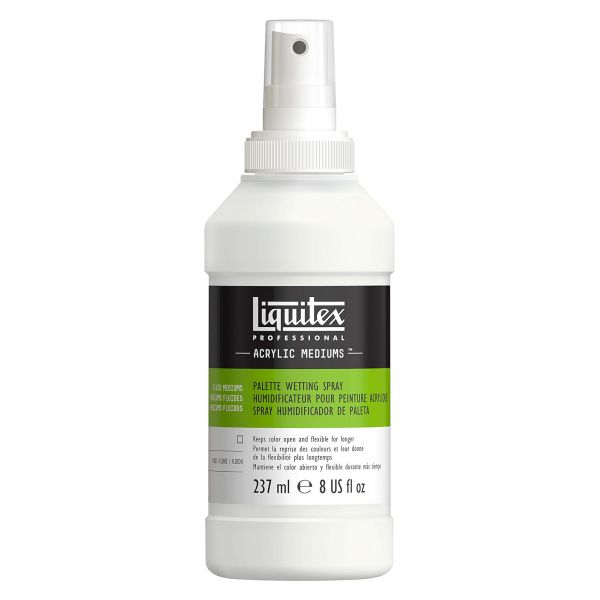 Humidificateur acrylique - Liquitex - Humidificateur acrylique - Flacon 237ml - Ralentit le temps de séchage pour permettre la r