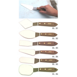 3PCS Couteau à palette Peinture À L'huile en Acier Inoxydable, SL.GT  Peinture Grattoir, Palette