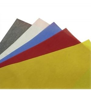 Pochette 5 feuilles transfert A4 - Couleurs : bleu, rouge, jaune, blanc et gris - Tout type de support - Décalquage de dessins e