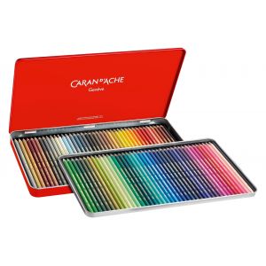 Boîte 80 crayons de couleur aquarellables Supracolor - Caran d'Ache
