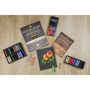 Bloc pour pastels PastelGrain - 12 feuilles - Teintes grisées ou naturels - multiples formats - Clairefontaine