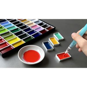 Aquarelle japonaise extra-fine Gansai en godet