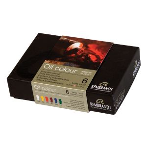 Peinture à l'huile extra fine Rembrandt - Boîte de 6 tubes