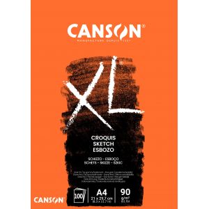 Bloc XL croquis Canson - collé 100 feuilles