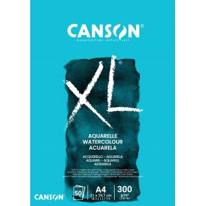 Bloc XL aquarelle Canson - collé 100 feuilles