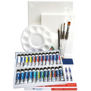 Peinture Acrylique - Kit Creatif 10 Tubes Peinture Acrylique