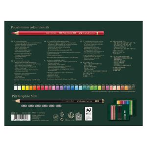 Faber-Castell Coffret Polychromos & Pitt graphite Matt - 40 pièces