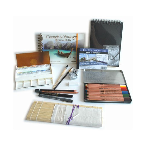  Kit  Vacances Dessin  Aquarelle 1 2 godets peinture 